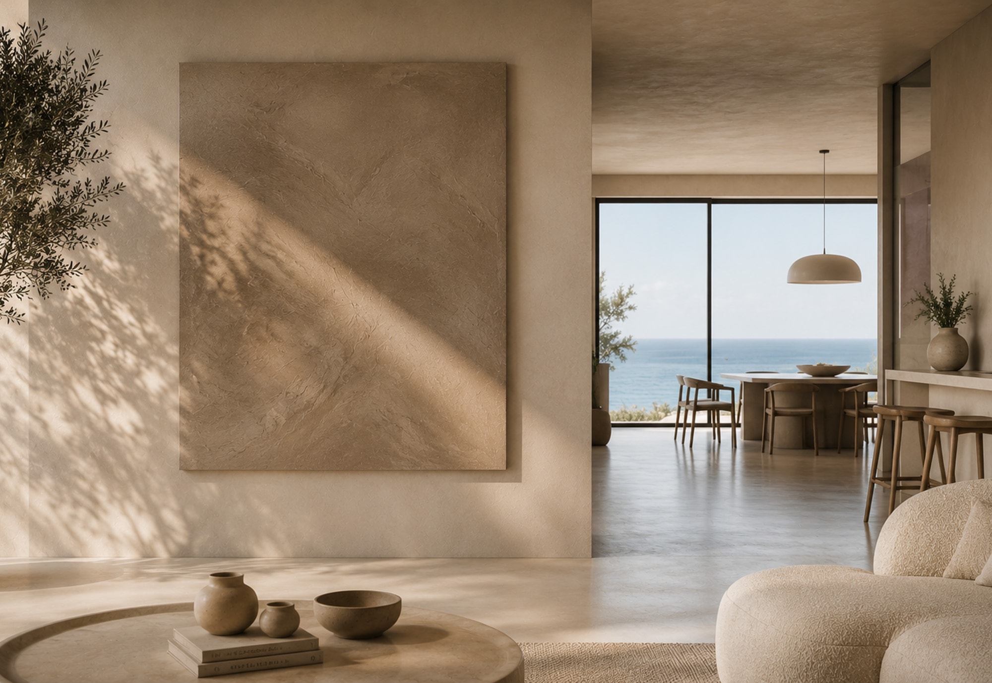 A space finished in Crustal by Stoopen & Meeûs.