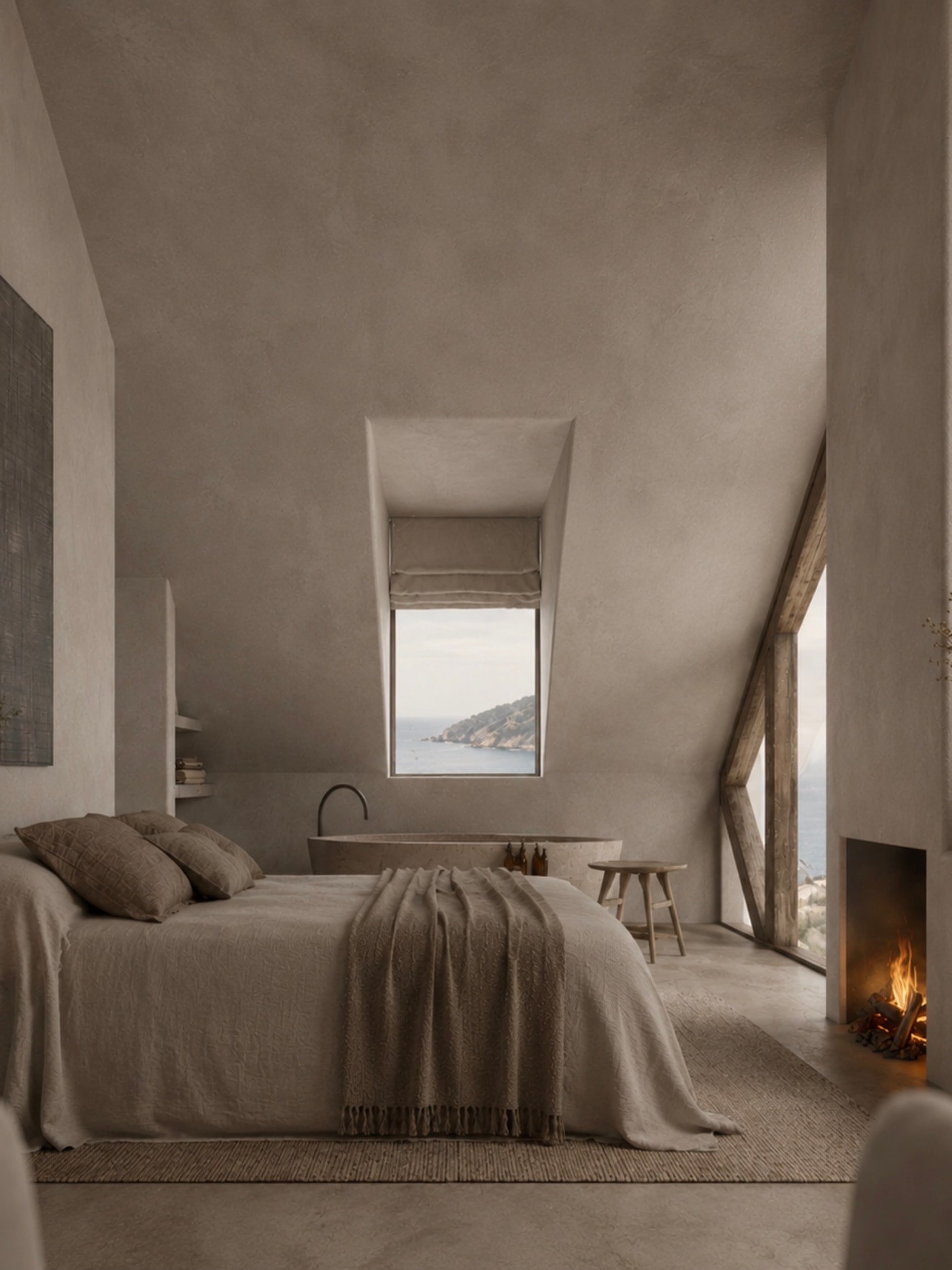 A space finished in LimePaint by Stoopen & Meeûs.