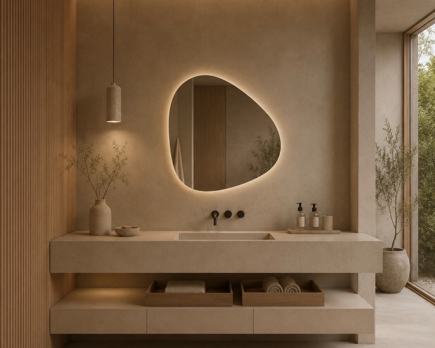 A space finished in Rifine by Stoopen & Meeûs.
