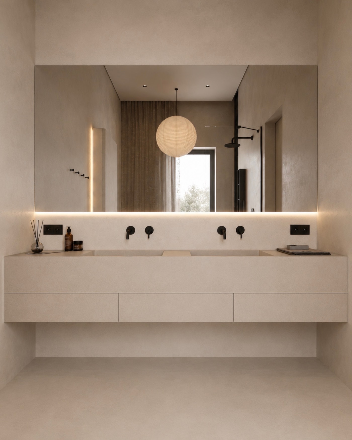 A space finished in Rifine by Stoopen & Meeûs.